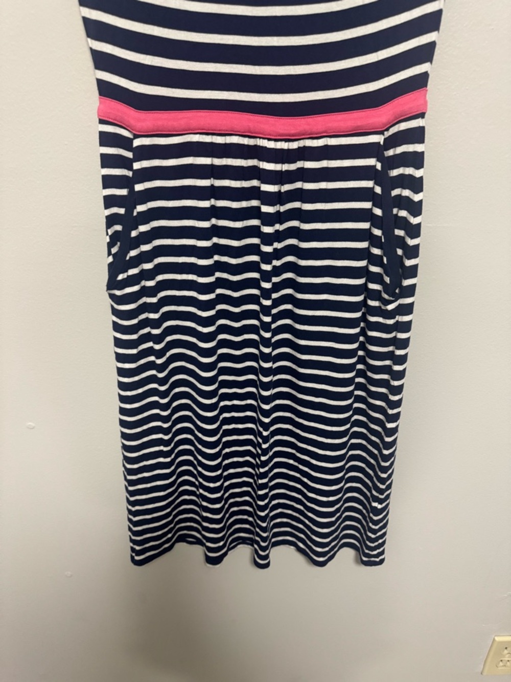 Boden Eleanor Print Jersey Striped Dress - Picture 5 of 9